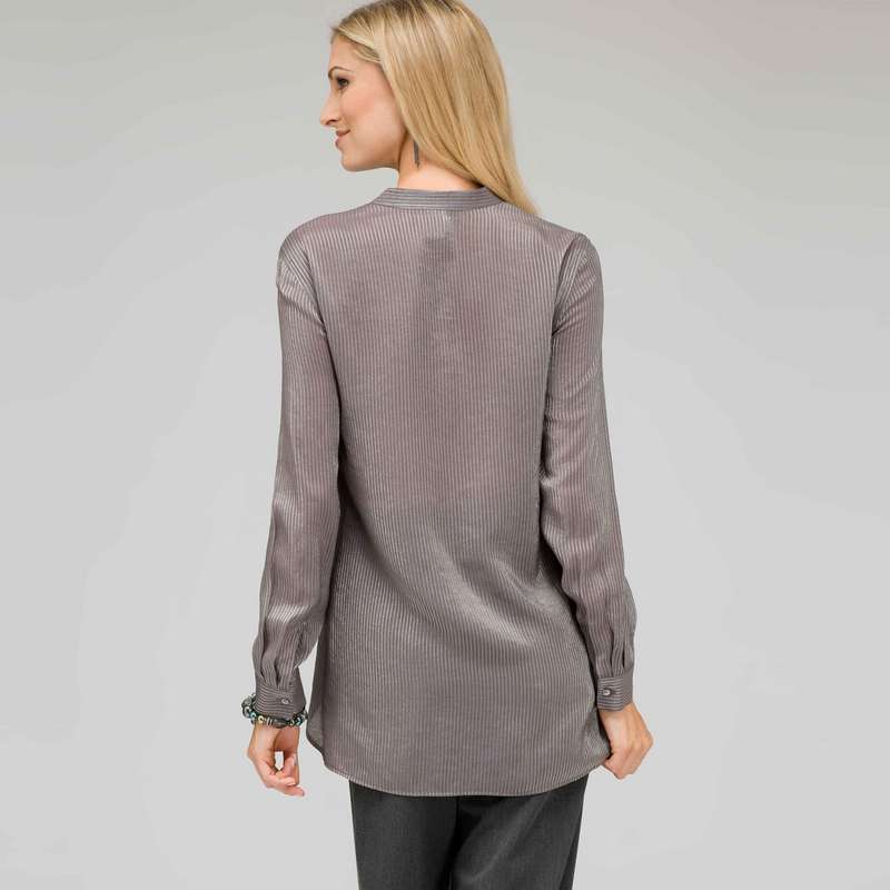 Button Down Shirt, Silver Multi, large image number 1